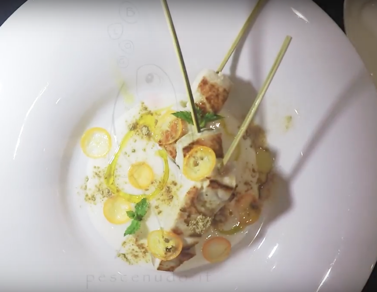 ricciola kumquat yogurt liquirizia