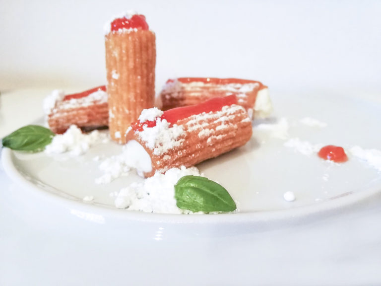 Rigatoni dolci al pomodoro e cremoso di ricotta