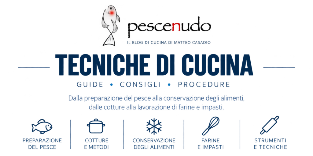 tecniche di cucina professionale Pesce Nudo