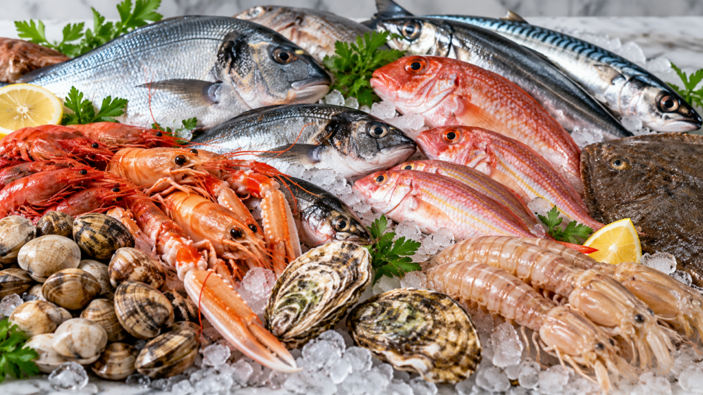 Conoscere il pesce: pesci, crostacei e molluschi freschi